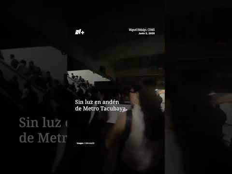 Sin Luz en Andén de Metro Tacubaya thumbnail