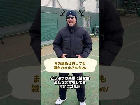 どうぶつの森風に話せば最低な発言をしても平和になる説【テニス】#Shorts thumbnail