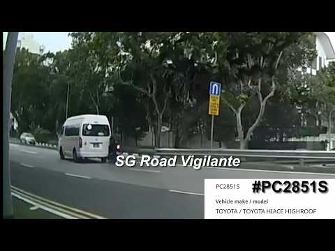 18may2026 holland Road #PC2851S toyota hiace changing 3 lanes at once hit and run on motorcyclist thumbnail