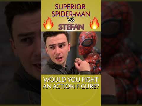 WOULD YOU FIGHT AN ACTION FIGURE #Shorts #spiderman #Venom thumbnail