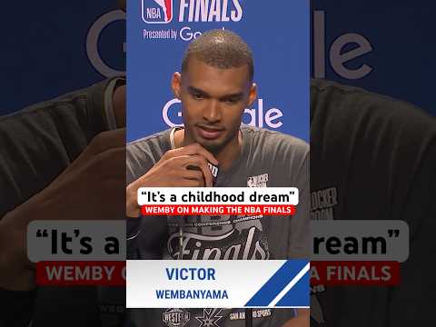 Wemby says it would be a childhood dream to win the Larry O’Brien trophy thumbnail