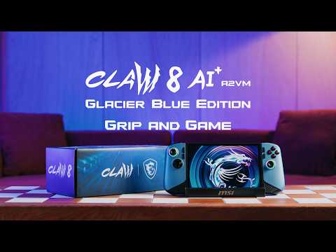 Claw 8 AI+ Glacier Blue Edition A2VM - Grip and Game | MSI thumbnail