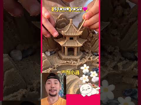 Istana pasir ku bagus kan??!! #shorts #funny #beach #shortvideo thumbnail