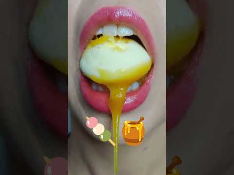 MELTING HONEY & GUMMY CHEWS ASMR: Sweet, Sticky & Satisfying! 🍯🍬#asmr #eating thumbnail
