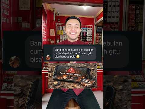 Masa kuota sebulan cuma 28 HARI terus bisa hangus? #shorts thumbnail