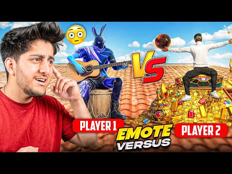 Rare Emote Versus On Factory Roof😍 The Most Expensive Emote Wins - Free Fire thumbnail