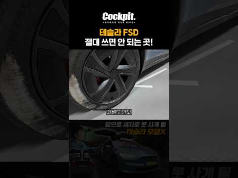 테슬라 FSD 절대 쓰면 안되는 곳 thumbnail