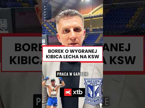 BOREK O WINIARSKIM NA KSW I LECHU POZNAŃ #shorts thumbnail