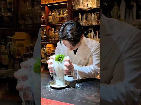 Went I Tried Japanese Fire Bartender #shorts #funfood #japan thumbnail