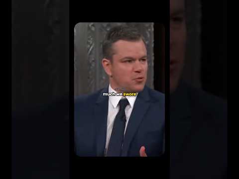 Matt Damon Explains the Bad Language in Good Will Hunting! thumbnail