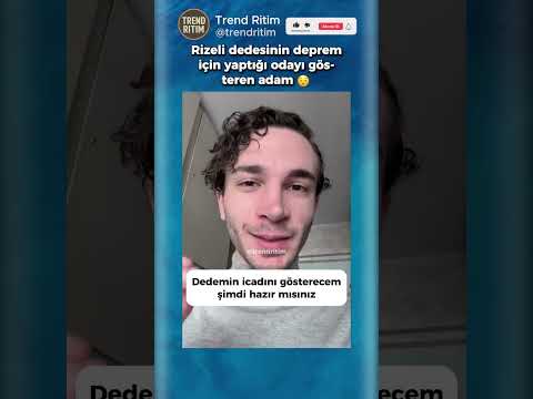 Dedesinin Yaptığı Deprem Odasını Gösteren Adam 😂😆 thumbnail