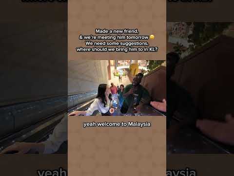 Made a new friend! Where should we bring him to in KL? thumbnail