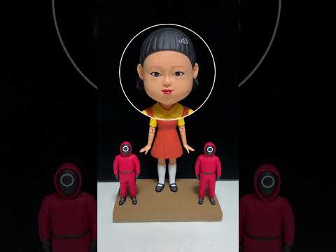 Clay Bobbleheads Take on the Squid Game – Red Light, Green Light Madness! thumbnail