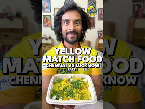 Eating Only Yellow Food As CSK Bowl Vs LSG!! ?? thumbnail