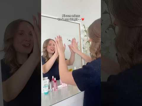 Idag var det 10 år sedan vi gjorde vår första TikTok!! ❤️ #twins #mirror thumbnail