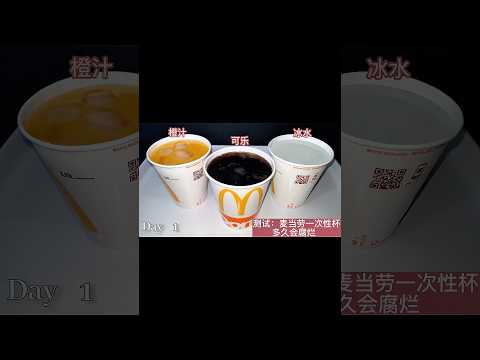 所以哪一种饮料狠活最多⁉️ #饮料 #实验 #科技与狠活 #麦当劳 thumbnail