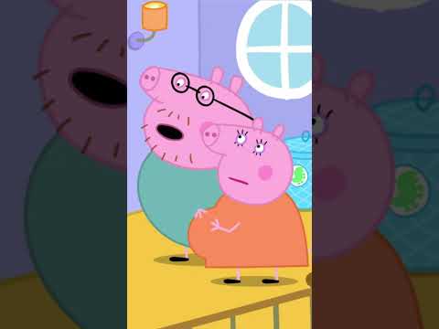 Peppa and George Get NEW Rooms! 🛏️ #peppapig #shorts thumbnail