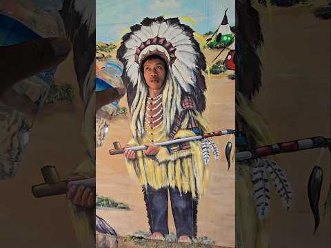 ngasih air minum ke gambar dayak #trendingshorts thumbnail