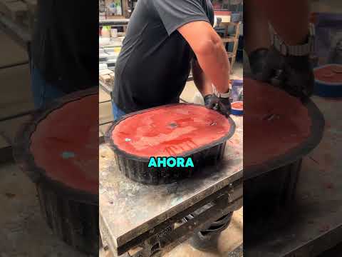 el GENIO de los FREGADEROS ENSEÑA su MOLDE ?? #shorts #ingenieria #arte #wow #curiosidades thumbnail