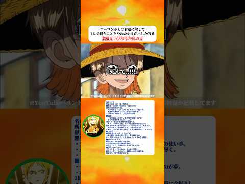 アーロンの脅迫に対して、ルフィを信じると決意したナミが出した答え 【ワンピース】 thumbnail