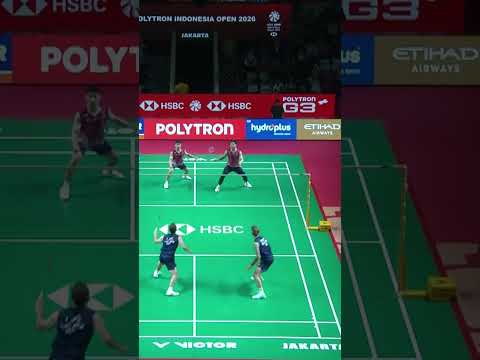 Cleverly finds the gap!  #shorts #badminton #BWF thumbnail