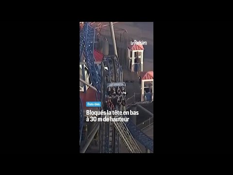 Bloqués la tête en bas sur un manège à 30 m de hauteur thumbnail