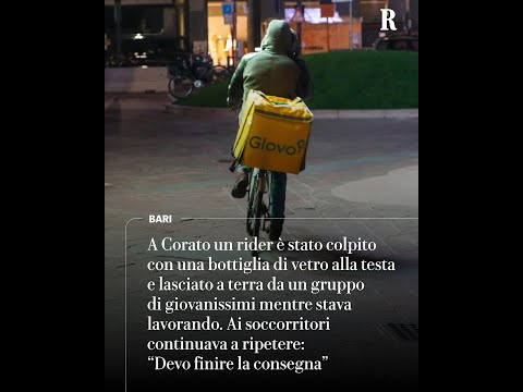 Rider FERITO alla testa da un gruppo di giovanissimi: “Fatemi fare la consegna” thumbnail