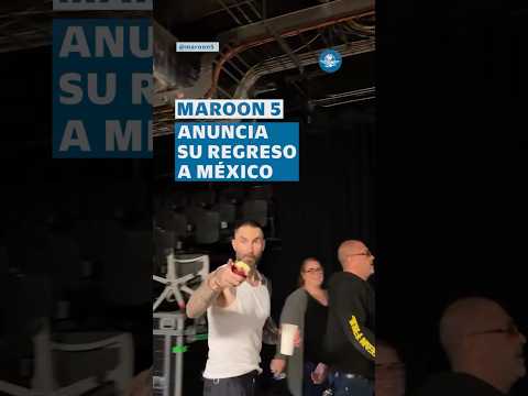 ¡Maroon 5 confirma conciertos en México para CDMX y Monterrey! #shorts thumbnail