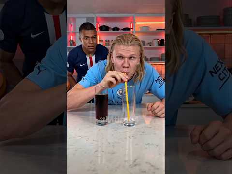 Mbappé Couldn’t Believe the Juice Struggle 😭🧃 #football #haaland #parody thumbnail