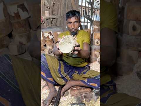 Beautiful Bamboo Root Craft | Salt Bowl Making #amazing #Shorts thumbnail