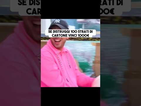Se distruggi 100 strati di cartone vinci 1000€ 🔨 thumbnail