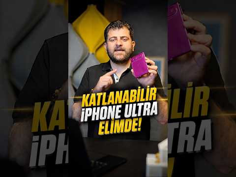 Katlanabilir iPhone Ultra böyle olacak!  iPhone Ultra kılıf kabı elimizde thumbnail