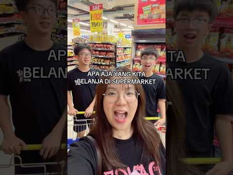 BELANJA SUPERMARKET BARENG BUAYA LAUT🐊😎 #shorts #itsmeissie thumbnail