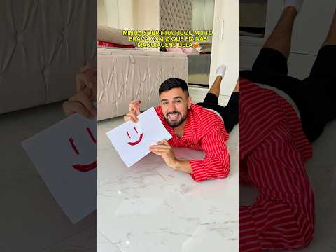 NÃO FOI UMA BOA IDEIA FAZER ISSO COM AS MAQUIAGENS DA MINHA SOBRINHA!!! #sobrinha #reação thumbnail