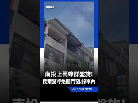 奇景！南投上萬蜂群盤旋！民眾驚呼急關門窗、躲車內 專家解謎：蜜蜂「分蜂」找新家｜三立新聞LIVE thumbnail