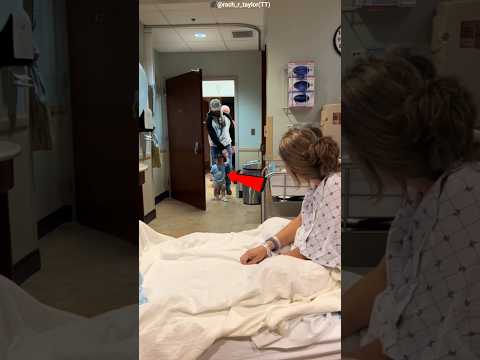 Little Boy Meets His Baby Sister for the First Time ❤️ #facts #short thumbnail