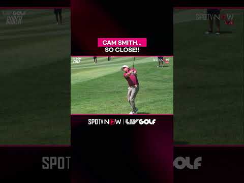 #LIVGolf ⛳- Cam Smith comes agonizingly close! 🎯🔥 thumbnail
