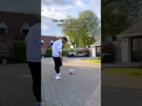 Can I Kick A Ball Through A Lamborghini Window?⚽️🤔 thumbnail