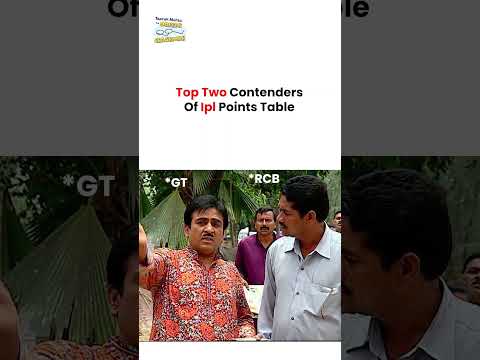 Top Two Contenders Of Ipl Points Table !  #tmkoc #funny #comedy #taarakmehta #jethalal #daya thumbnail