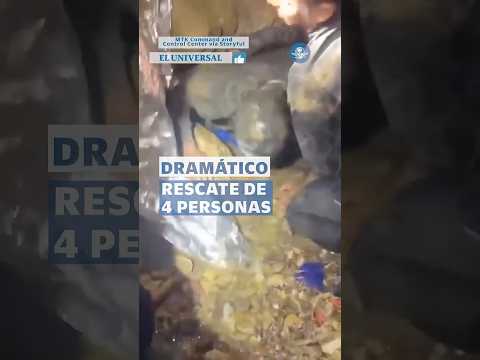 Rescatan a cuatro sobrevivientes atrapados por más de una semana en cueva de Laos #shorts thumbnail