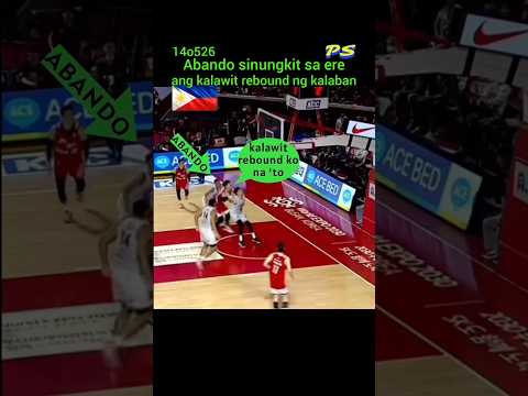 Rhenz Abando sinungkit sa ere ang kalawit rebound ng kalaban. thumbnail