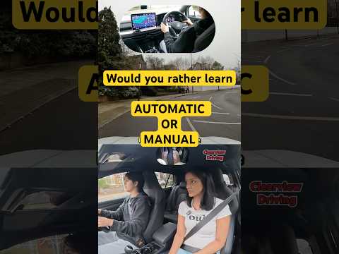 AUTOMATIC or MANUAL?? #driving #car #new #learn #driver #london #teacher #golf thumbnail