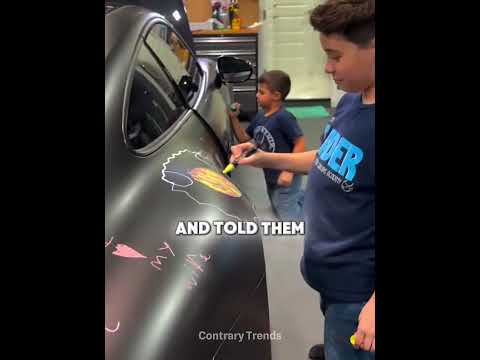 They Drew On His Porsche 😭 thumbnail