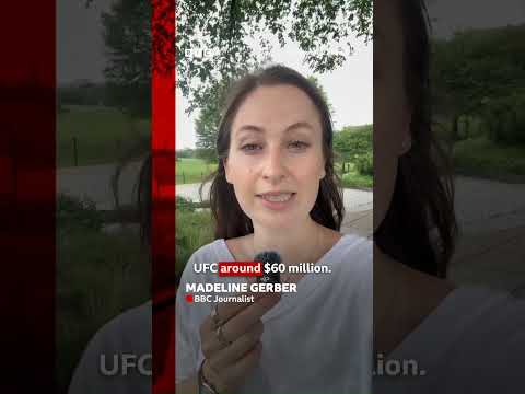 The White House has started preparing for next month's UFC event on the South Lawn. #BBCNews thumbnail