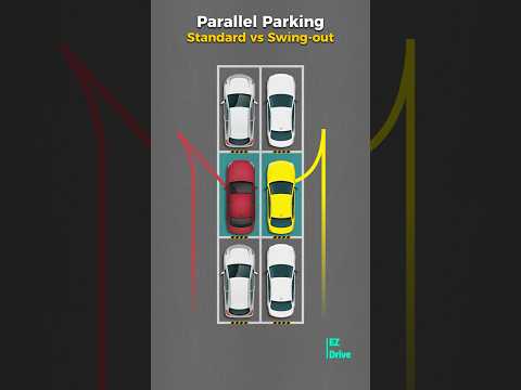 Parallel Parking: Standard vs Swing-Out Method ?️ #driving #parking #parkingtips #parallelparking thumbnail
