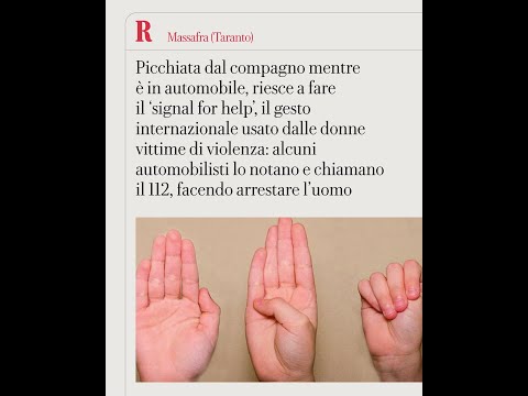 Picchiata dal compagno, fa il 'signal for help': automobilisti chiamano il 112 e viene arrestato thumbnail