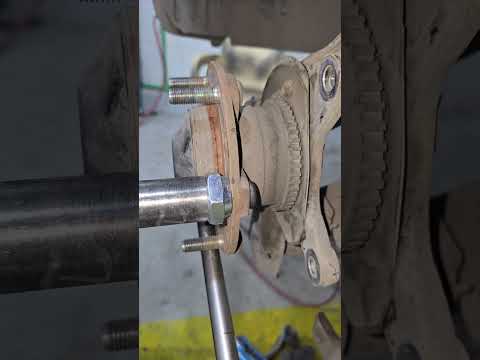 Wheel stud installation trick #automotive #carmaintenance #garage #shorts thumbnail