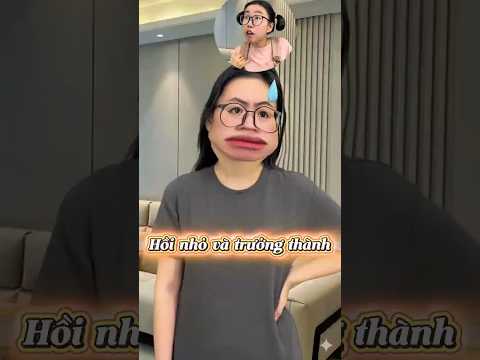 Hồi nhỏ và trưởng thành#shorts #haihuoc thumbnail