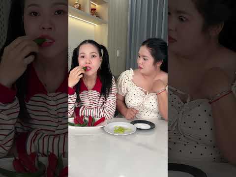 Wait… You eat chili peppers with mustard 🤮 #funny #shorts thumbnail