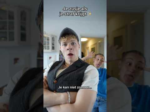 Zusjes als je straf krijgt 😩 Heb jij een zus? thumbnail